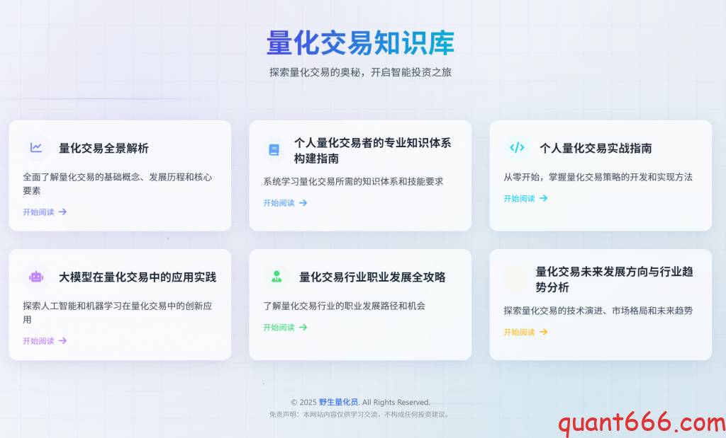 图片[1]-量化交易知识库（会员专属）-野生量化员