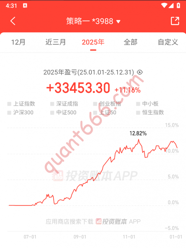 2025年投资总结-野生量化员